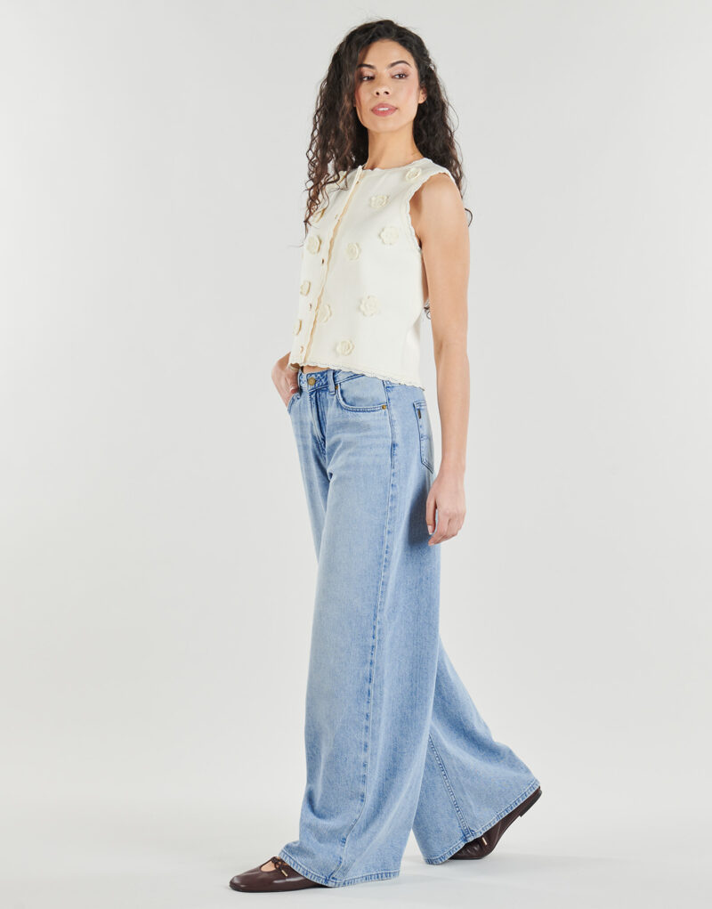 Jeans Flare Pepe jeans WIDE LEG JEANS UHW JAIMY Marine Jeans Flare Donna - 3