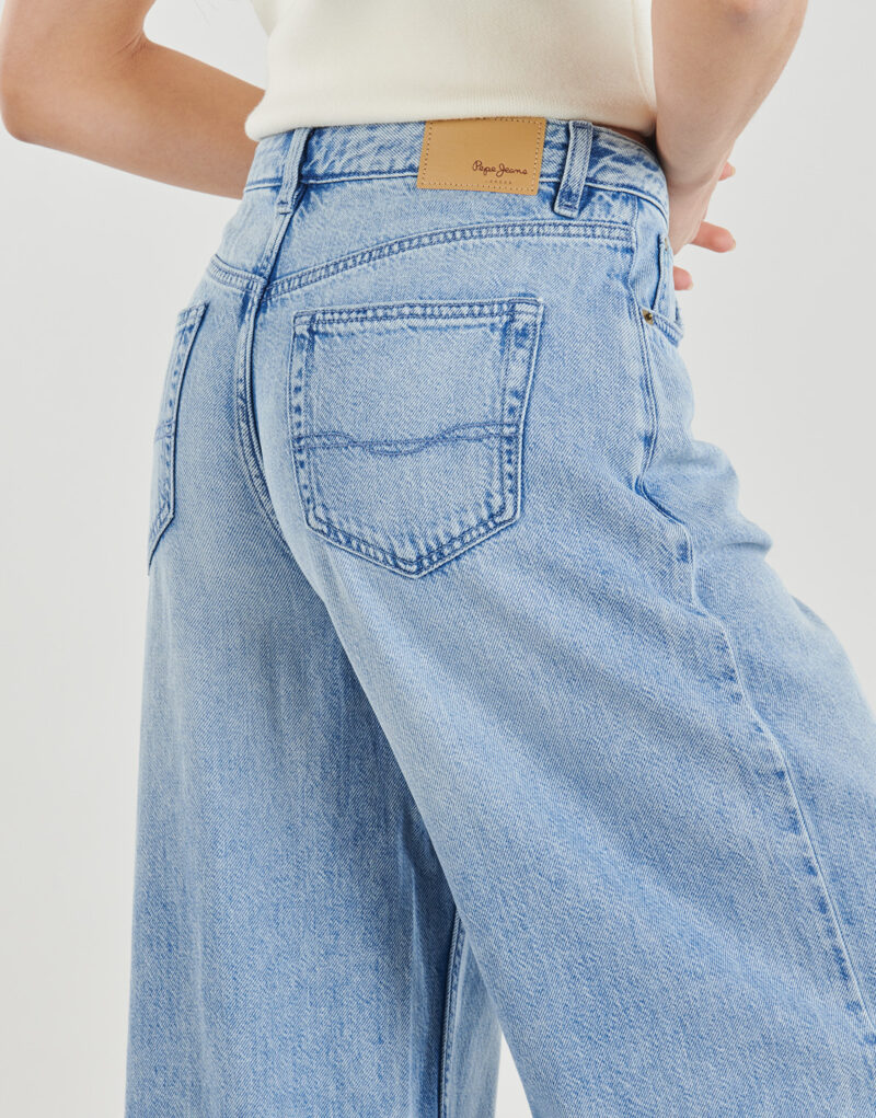 Jeans Flare Pepe jeans WIDE LEG JEANS UHW JAIMY Marine Jeans Flare Donna - 5