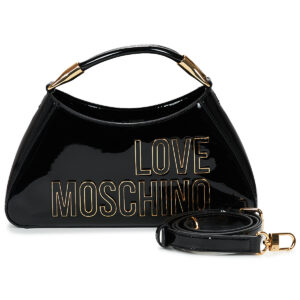 Love Moschino ENAMELED LOGO PATENT JC4248PP0O Nero Borsa a tracolla Donna