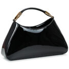 Love Moschino ENAMELED LOGO PATENT JC4248PP0O Black Shoulder bag Women - 2