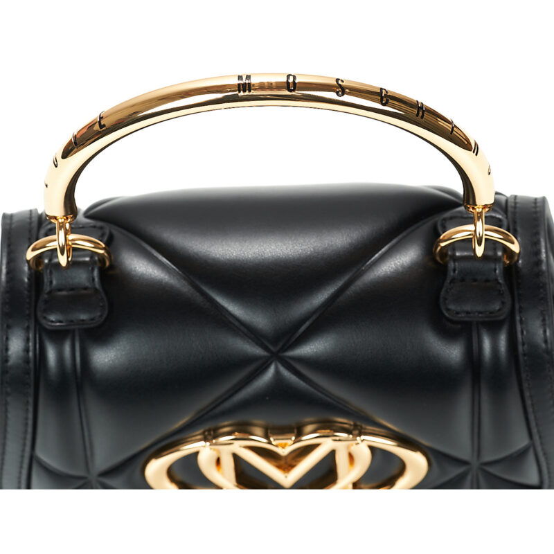 Love Moschino EMBOSSED Q JC4260PP0O Nero Borsa a tracolla Donna - 4