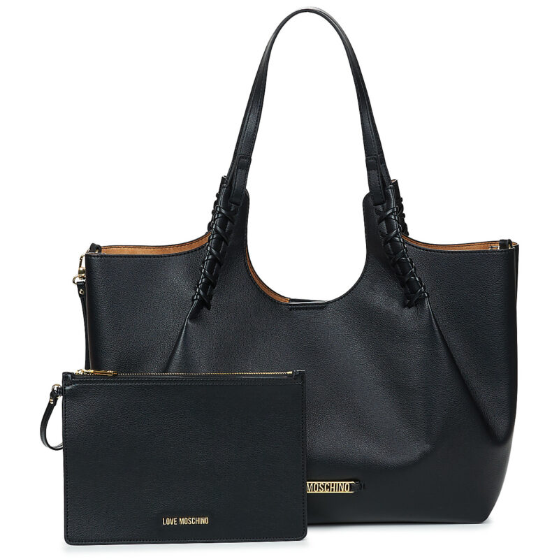 Love Moschino CRISS CROSS JC4297PP0O Nero Borse Shopping Donna - 4