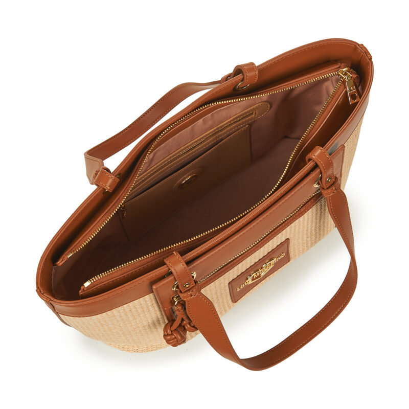 Love Moschino STRAW CHIC JC4340PP0O Beige Borse Shopping Donna - 5