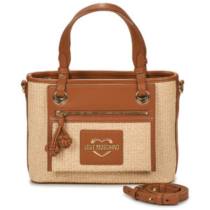 Love Moschino STRAW CHIC JC4341PP0O Beige Borse a spalla Donna