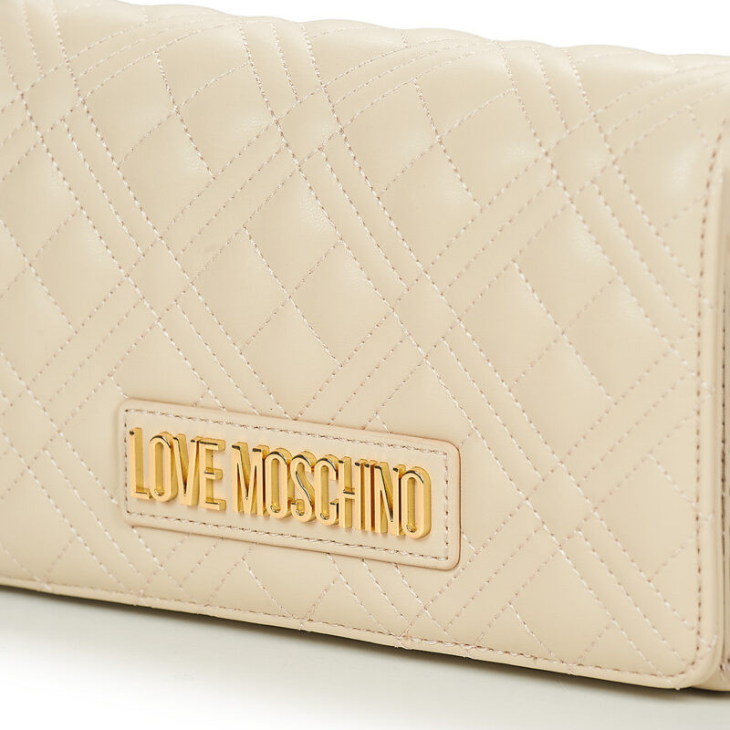 Love Moschino SMART DAILY BAG Beige Borsa a tracolla Donna - 4