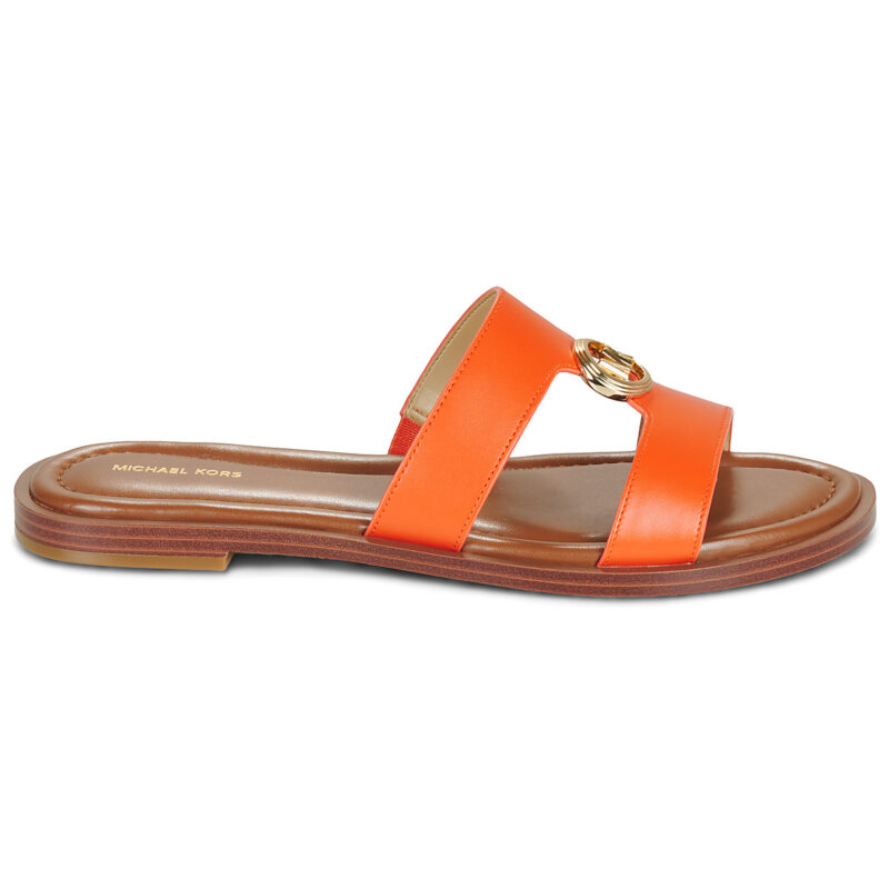 MICHAEL Michael Kors ERIN FLAT SANDAL Aranciabatta Women's Slippers - 2