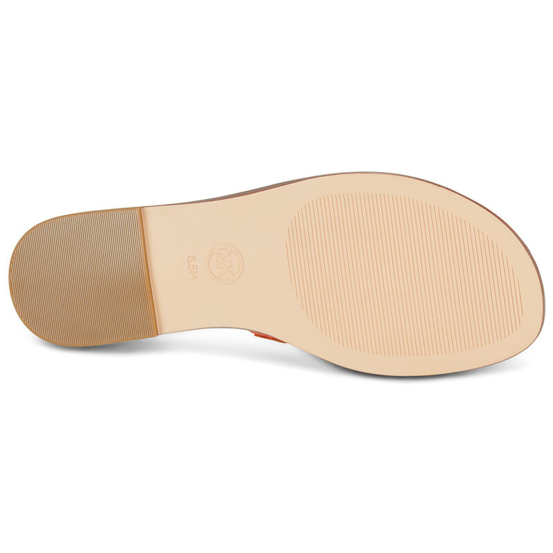 MICHAEL Michael Kors ERIN FLAT SANDAL Aranciabatta Women's Slippers - 7