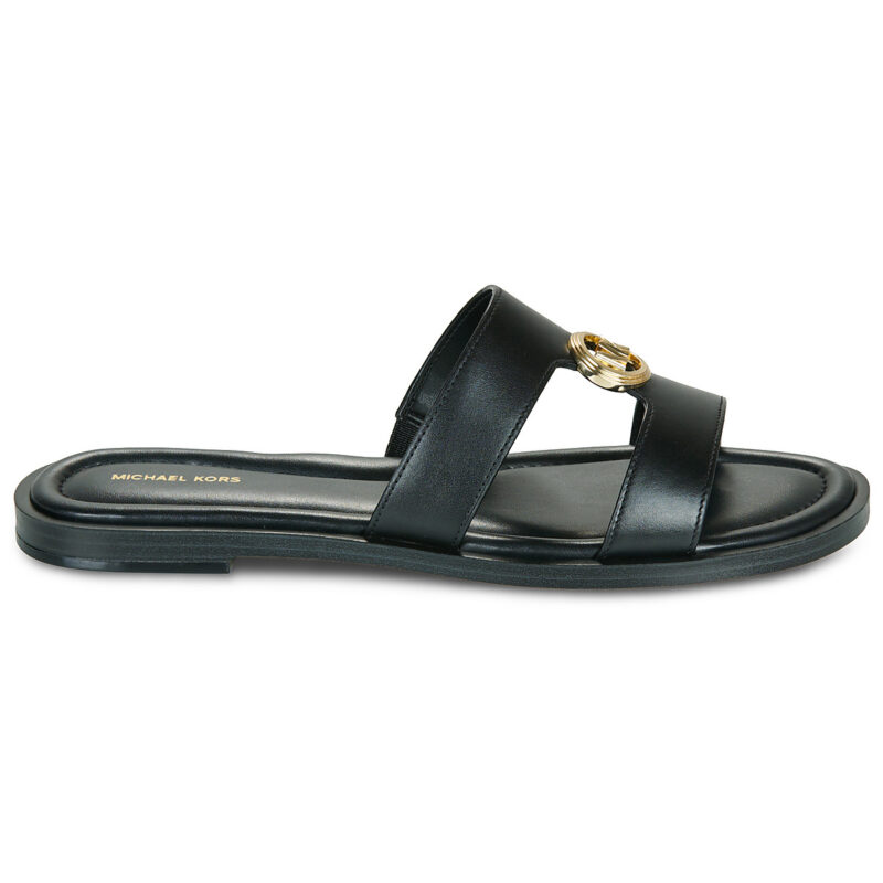 MICHAEL Michael Kors ERIN FLAT SANDAL Nero Ciabatta Donna - 2