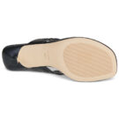 MICHAEL Michael Kors JANIE MID THONG Black Women's Flip Flops - 7