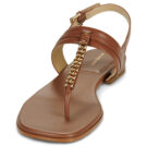 MICHAEL Michael Kors MARCIA THONG SANDAL Brown Flip Flops Women - 3