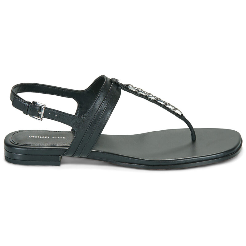 MICHAEL Michael Kors MARCIA THONG SANDAL Black Flip Flops Women - 2