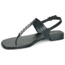 MICHAEL Michael Kors MARCIA THONG SANDAL Black Flip Flops Women - 4