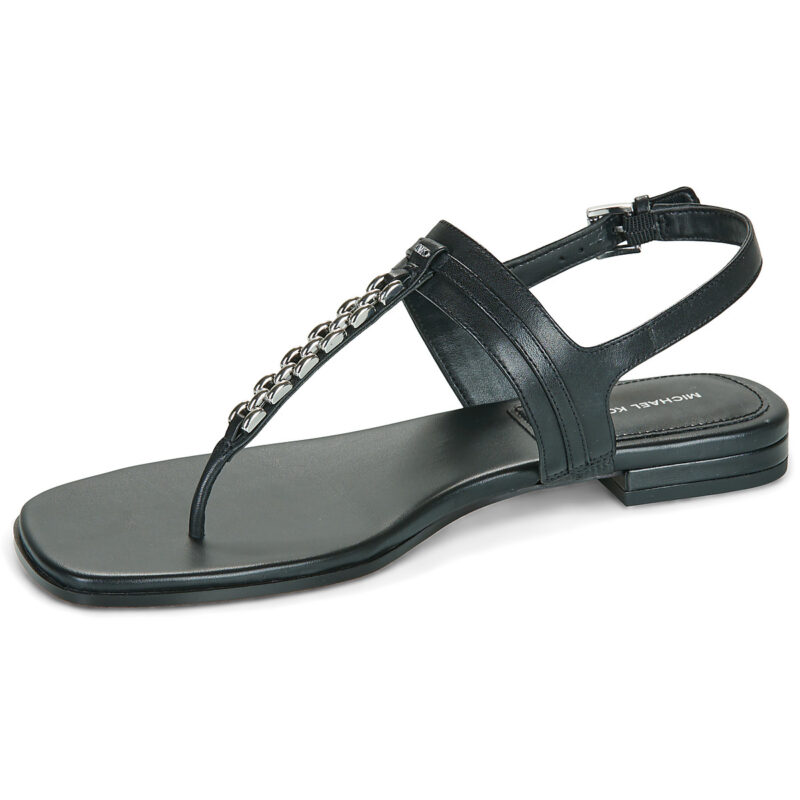 MICHAEL Michael Kors MARCIA THONG SANDAL Black Flip Flops Women - 4