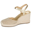 MICHAEL Michael Kors KENZIE WEDGE Oro Espadrillas Donna - 4