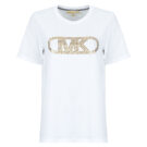 T-shirt MICHAEL Michael Kors EMPIRE STUD CLASSIC TEE White Women's Short Sleeve T-Shirt - 1