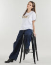 T-shirt MICHAEL Michael Kors EMPIRE STUD CLASSIC TEE White Women's Short Sleeve T-Shirt - 3