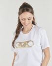 T-shirt MICHAEL Michael Kors EMPIRE STUD CLASSIC TEE White Women's Short Sleeve T-Shirt - 5
