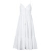 Abito corto MICHAEL Michael Kors POPLIN MIDI DRESS Bianco Abiti corti Donna