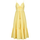 Abito corto MICHAEL Michael Kors POPLIN MIDI DRESS Giallo Abiti corti Donna - 1
