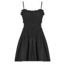 Abito corto MICHAEL Michael Kors POPLIN SMOCKED MINI DRESS Nero Abiti corti Donna - 1