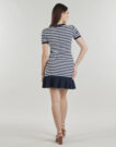 Short dress MICHAEL Michael Kors STRIPE FLARE MINI DRS Multicolor Women's Short Dresses - 4