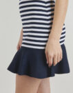 Short dress MICHAEL Michael Kors STRIPE FLARE MINI DRS Multicolor Women's Short Dresses - 5