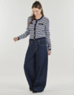Gilet / Cardigan MICHAEL Michael Kors STRIPE SNAP CARDI JKT Multicolore Gilet / Cardigan Donna - 3