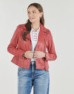 Lederjackeelle Oakwood CLIPS Red Jackets in pelle Frau - 2