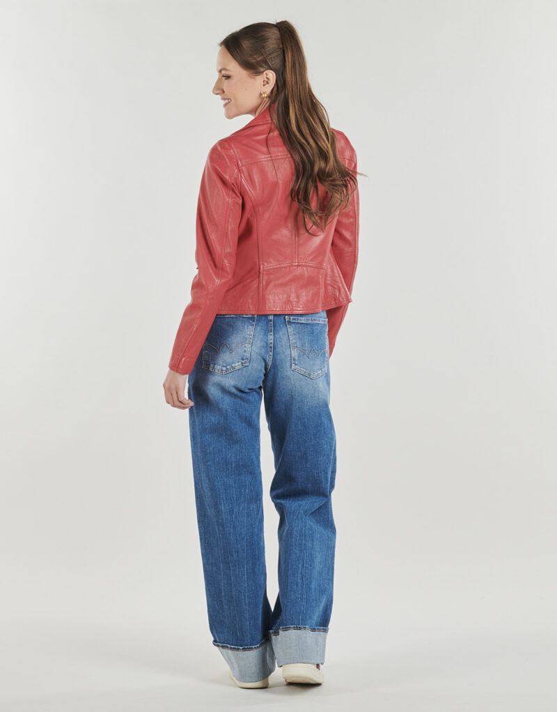 Lederjackeelle Oakwood CLIPS Red Jackets in pelle Frau - 4