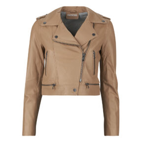 Giacca in pelle  Oakwood  YOKO  Beige -   Giacche in pelle Donna