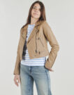 Lederjackeelle Oakwood YOKO Beige Lederjackenelle Frau - 2