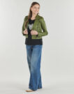 Veste de cuirelle Vestes en cuir kaki Oakwood YOKOelle Donna - 3