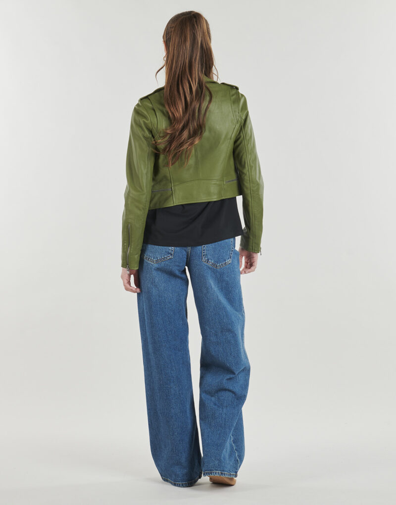 Veste de cuirelle Vestes en cuir kaki Oakwood YOKOelle Donna - 4