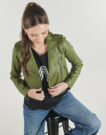 Veste de cuirelle Vestes en cuir kaki Oakwood YOKOelle Donna - 5
