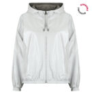 Veste de cuirelle Vestes r&eacute;versibles grises Oakwood GAIA en pelle Donna - 1