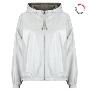 Giacca in pelle  Oakwood  GAIA REVERSIBLE  Grigio -   Giacche in pelle Donna