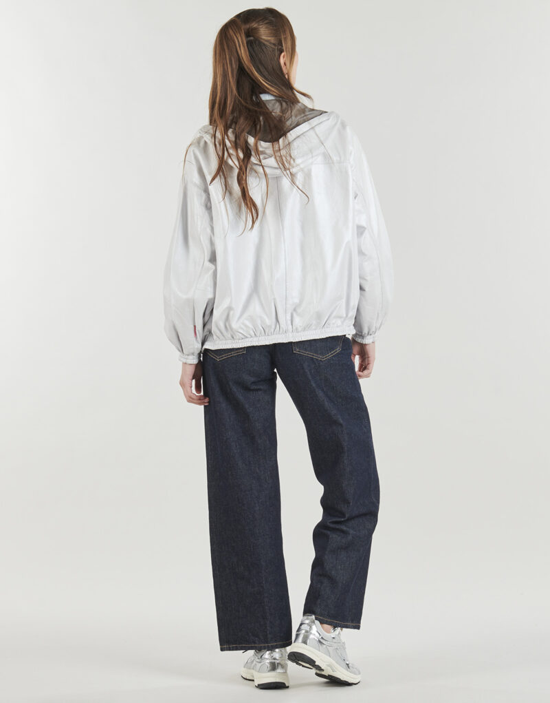Veste de cuirelle Vestes r&eacute;versibles grises Oakwood GAIA en pelle Donna - 4