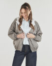 Veste de cuirelle Vestes r&eacute;versibles grises Oakwood GAIA en pelle Donna - 5