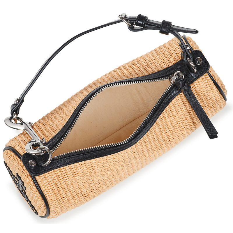 Sac &agrave; bandouli&egrave;re Vivienne Westwood CINDY CYLINDER BAG Beige pour femme - 5
