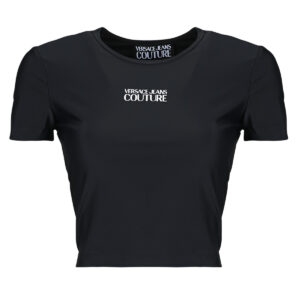 Versace Jeans Couture T-shirt 80HAH6A2 Black Women's short-sleeved T-shirt