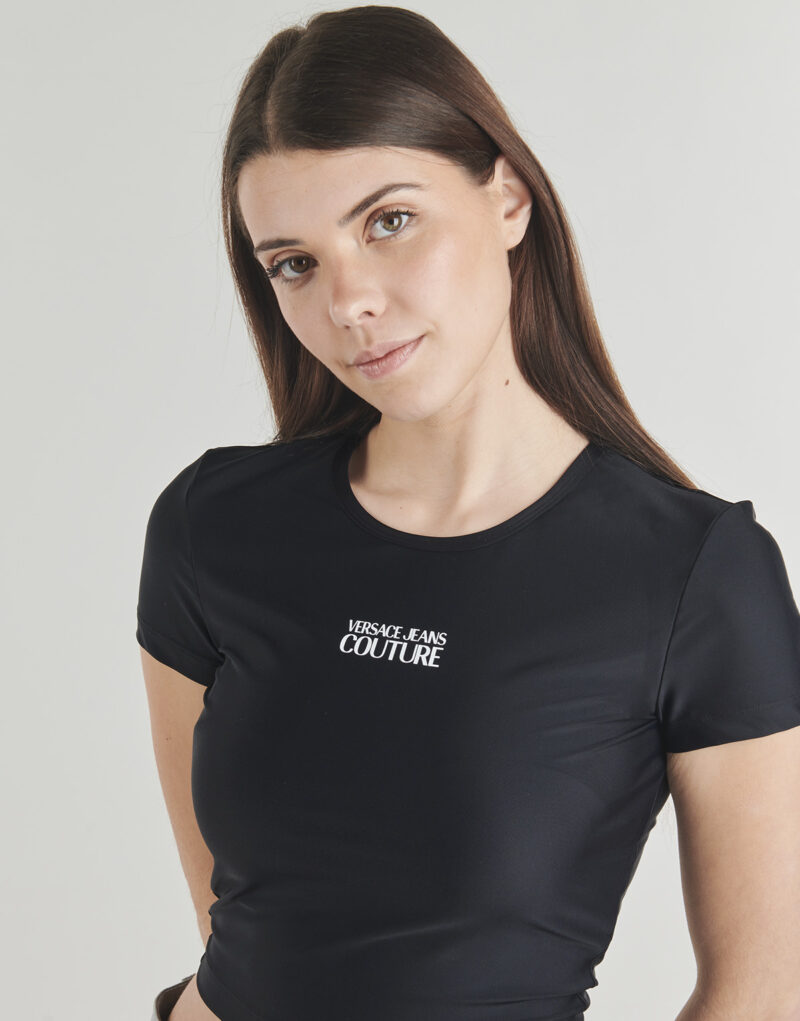 Camiseta Versace Jeans Couture 80HAH6A2 Negro Camiseta manga corta Mujer - 5