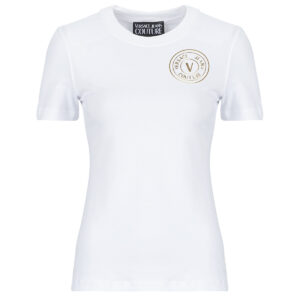 T-shirt Versace Jeans Couture 80HAHT02 Bianco T-shirt maniche corte Donna