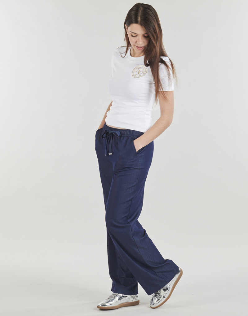 T-shirt Versace Jeans Couture 80HAHT02 Bianco T-shirt maniche corte Donna - 3