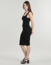 Versace Jeans Couture 80HAO943 Vestido corto negro para mujer - 3