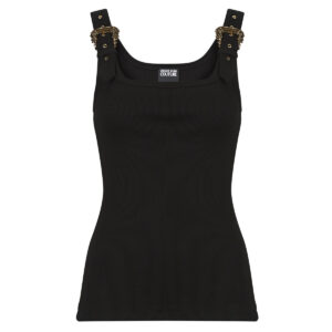 Blusa negra Versace Jeans Couture 80HAM619 para mujer