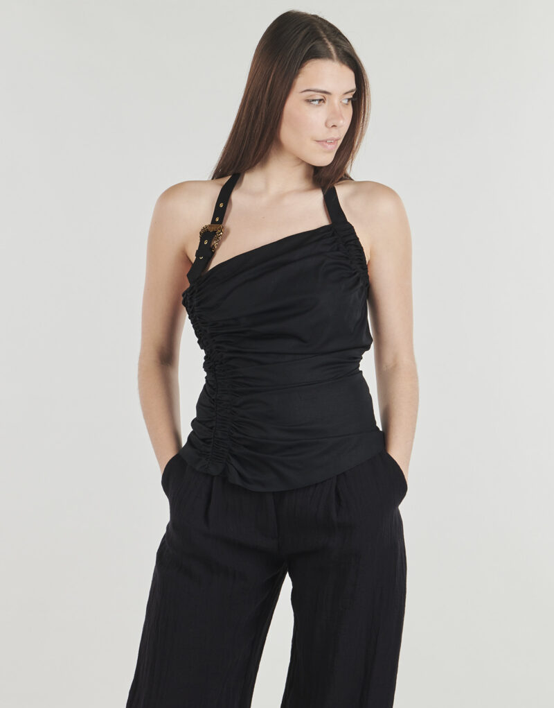 Blusa Versace Jeans Couture 80HAM207 Negra Blusas para mujer - 2