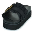 Pantuflas negras para mujer Versace Jeans Couture 80VA3SM5 - 3