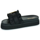 Pantuflas negras para mujer Versace Jeans Couture 80VA3SM5 - 4