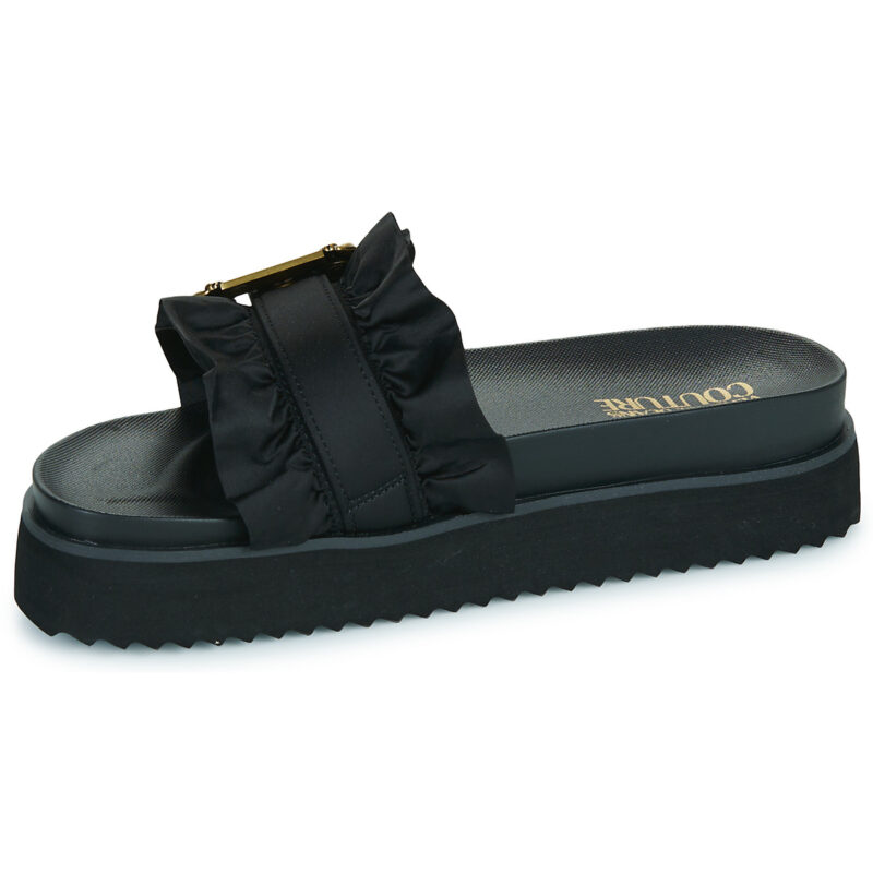 Pantuflas negras para mujer Versace Jeans Couture 80VA3SM5 - 4