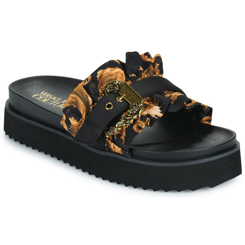 Sandalias planas multicolor para mujer Versace Jeans Couture 80VA3SM5 - 1